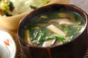 たっぷりニラのみそ汁