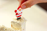 食パンで簡単！ヘクセンハウス風クリスマスサンタのお家ケーキの作り方3