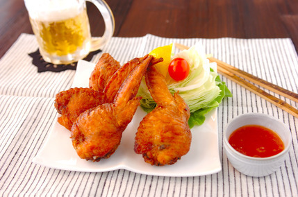 やみつき手羽餃子