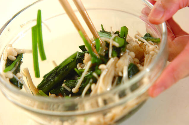 青菜のお浸しの作り方の手順5