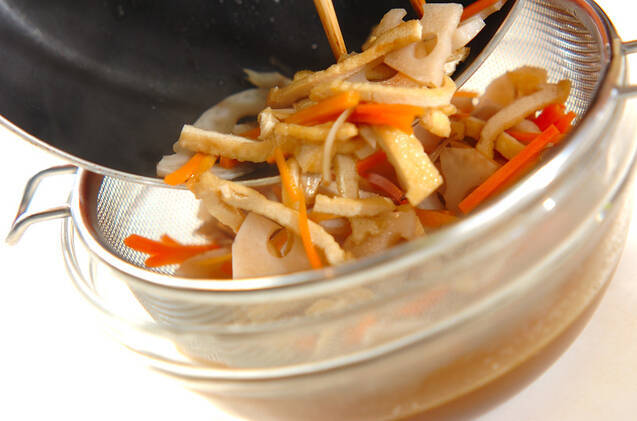 根菜の炊き込みご飯の作り方の手順8