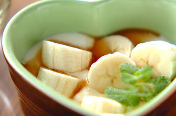 メープルバナナヨーグルト