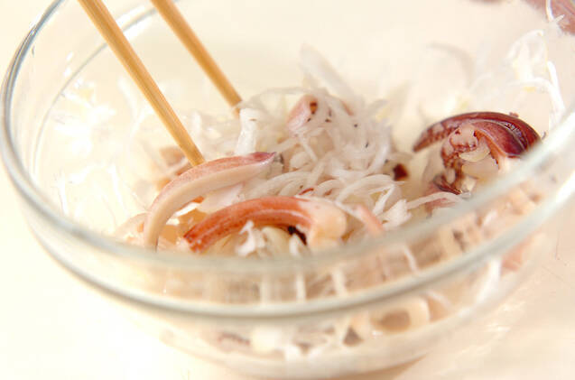 イカゲソ西京風味の作り方の手順4