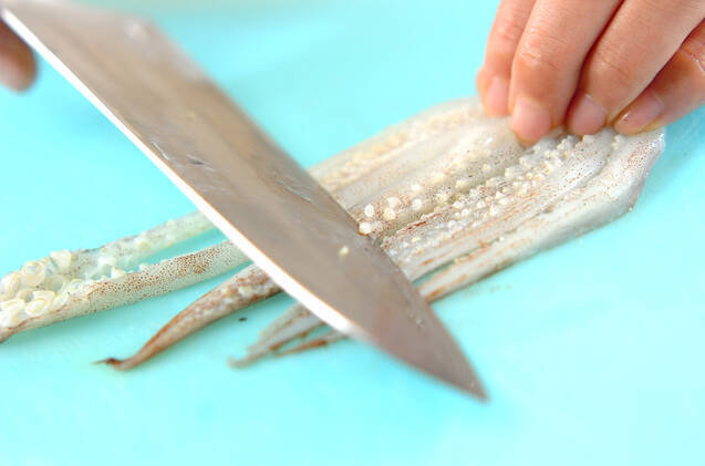 イカゲソ西京風味の作り方の手順1