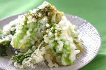 菜の花のサッと揚げ