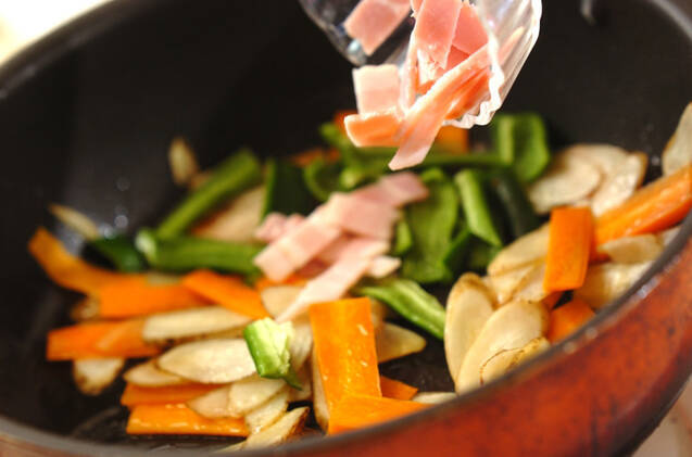 ゴボウのバルサミコ炒めの作り方の手順5