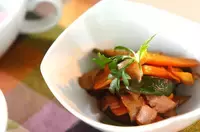 ゴボウのバルサミコ炒め