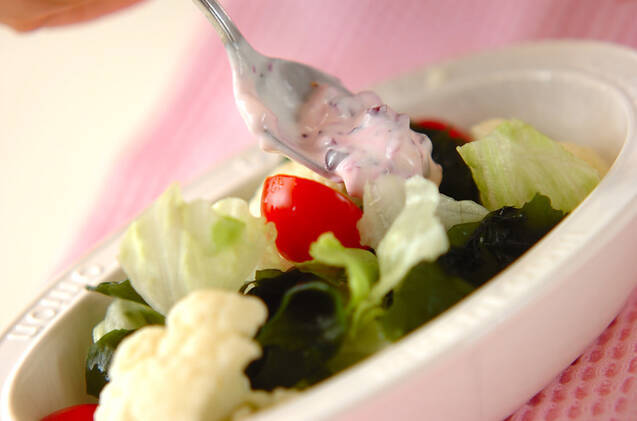 漬物ドレッシングサラダの作り方の手順6