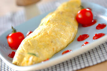 キノコオムレツ