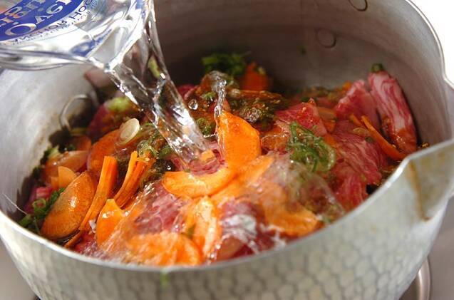 牛肉とモヤシのスープ煮の作り方の手順5