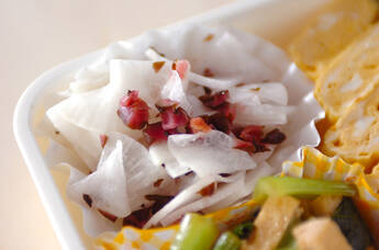 大根のしば漬け和え