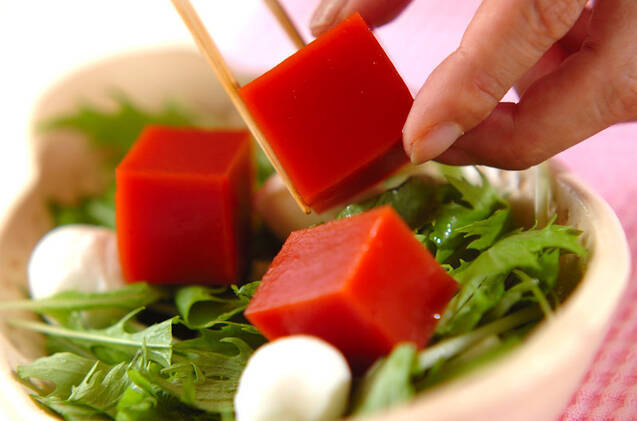 トマトの寒天サラダの作り方の手順5