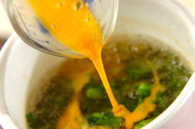 お花畑のスープの作り方の手順4