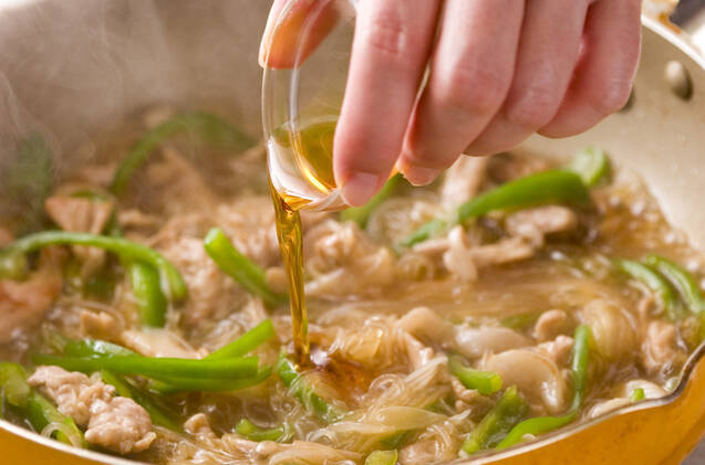 やさしい美味しさ 春雨と豚肉の中華炒め by保田 美幸さんの作り方の手順4