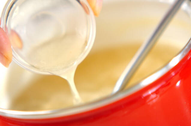 すりおろしリンゴ寒天の作り方の手順2