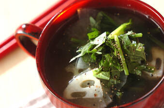 大根とレンコンのスープ