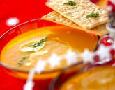 カボチャの豆乳スープ