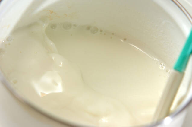 ミルクプリン桃ソースがけの作り方の手順4