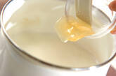 ミルクプリン桃ソースがけの作り方1