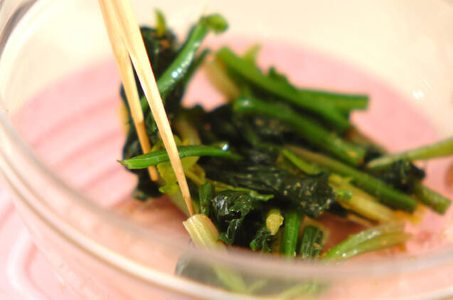 ホウレン草のナムルの作り方の手順2