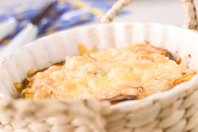 カボチャのチーズ焼き