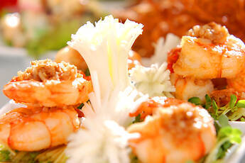 中華風エビ揚げ