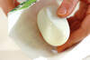 四角いゆで卵の作り方の手順1