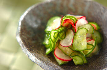 ラディッシュの酢の物