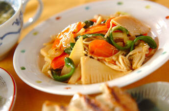 野菜のトロミ炒め