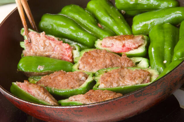 初めてでも失敗なし！ふっくらジューシーピーマンの肉詰めの作り方の手順4