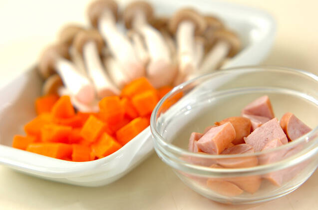 ビーンズトマト煮の作り方の手順1