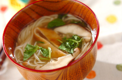 素麺のすまし汁