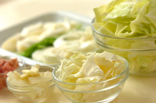 和風野菜炒めの作り方の手順1