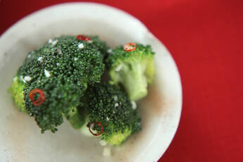 ブロッコリーのペペロンチーノ