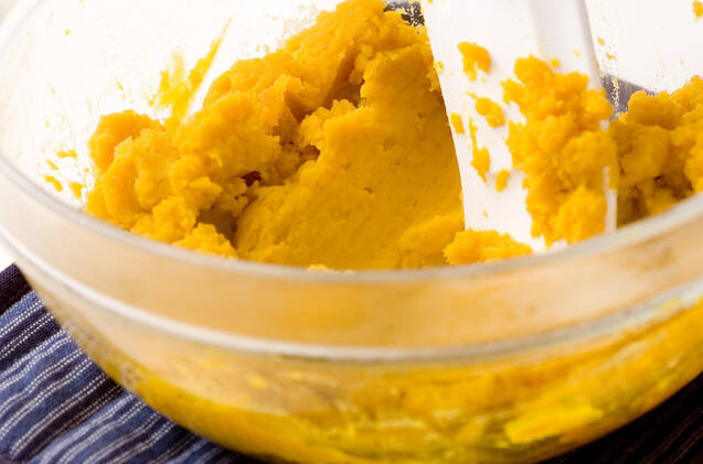 カボチャヨーグルトサラダの作り方の手順1