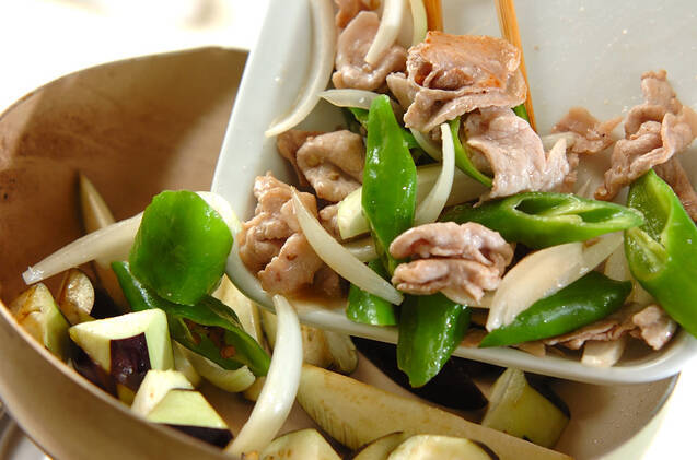 ナスのみそ炒めの作り方の手順9