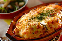 エビのマカロニグラタン