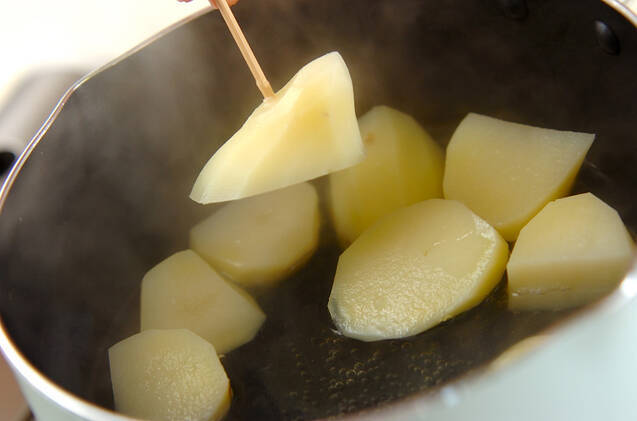 バター香る！タラコ入りポテトサラダの作り方の手順4