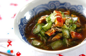 さっぱり！うざく（キュウリとウナギの酢の物）