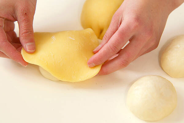 サクサク本格！究極のメロンパン 手ごねでふわふわに 初心者さんにもの作り方の手順17