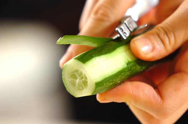 キュウリののり佃煮の作り方の手順1