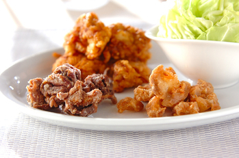 鶏肉いろいろ揚げ