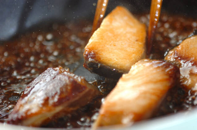 ブリの梅焼きの作り方の手順1