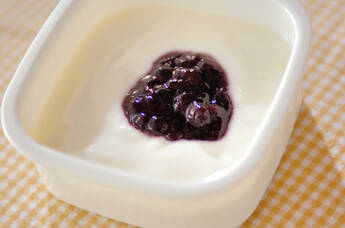 ブルーベリーヨーグルト