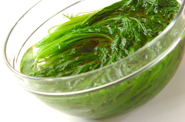 カラシ水菜のお浸しの作り方の手順3
