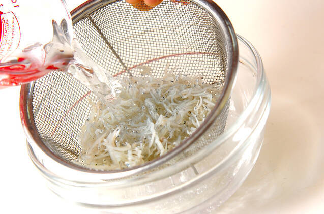 カラシ水菜のお浸しの作り方の手順2