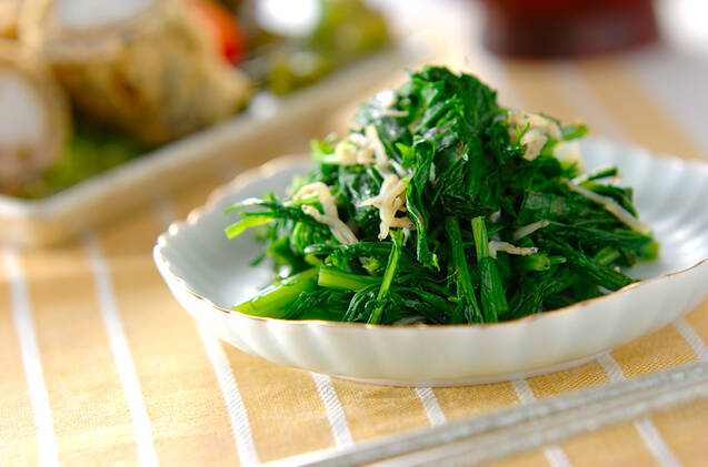 カラシ水菜のお浸し