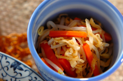 モヤシと切干し大根の酢の物