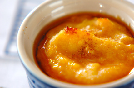 サツマイモプリン