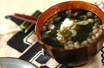 ゴボウの天かす汁